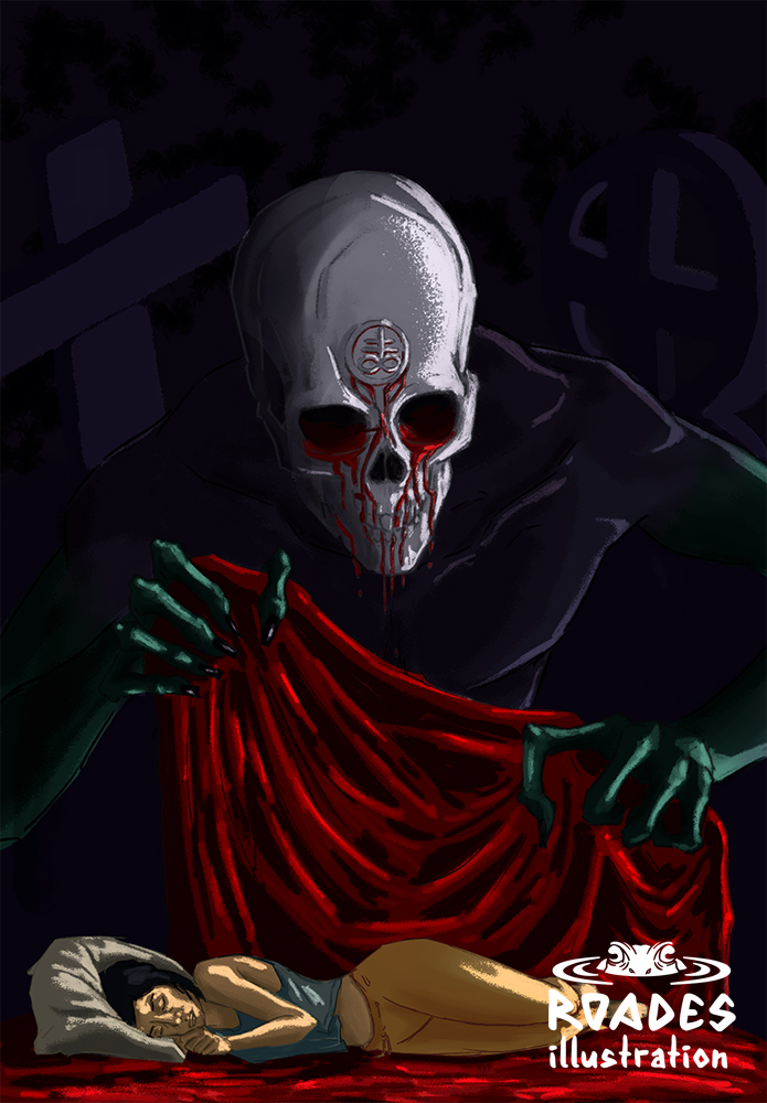 Alternate Horror cover for magazine or sequential art